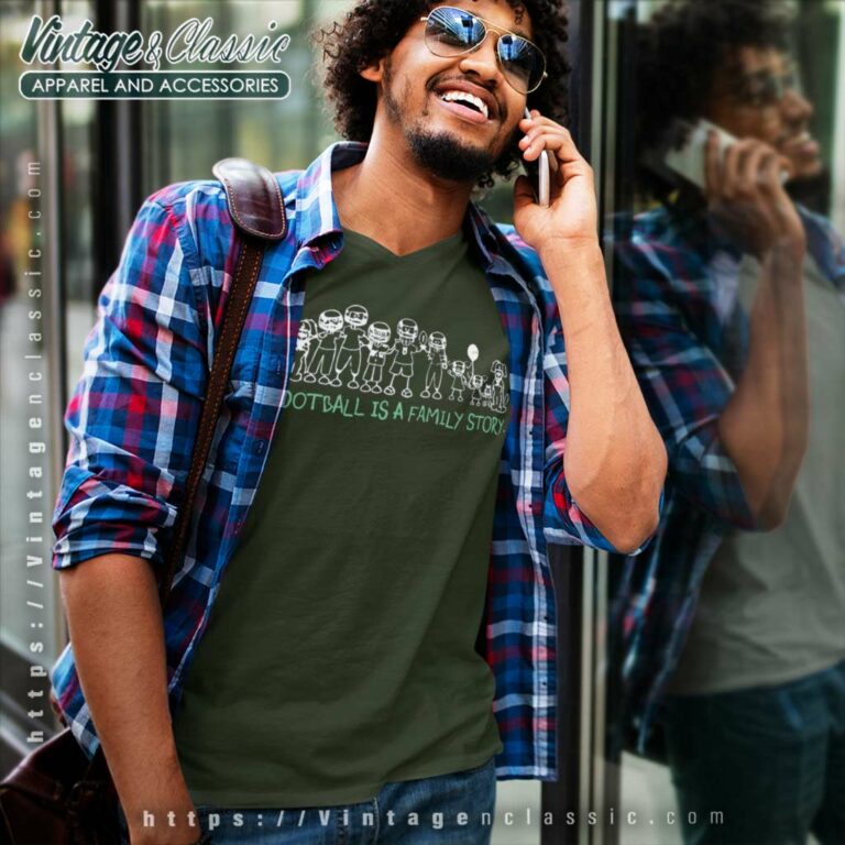 Jason Kelce Football Is A Family Story Nfl Eagles V Neck TShirt Jason Kelce Football Is A Family Story Nfl Eagles V Neck TShirt