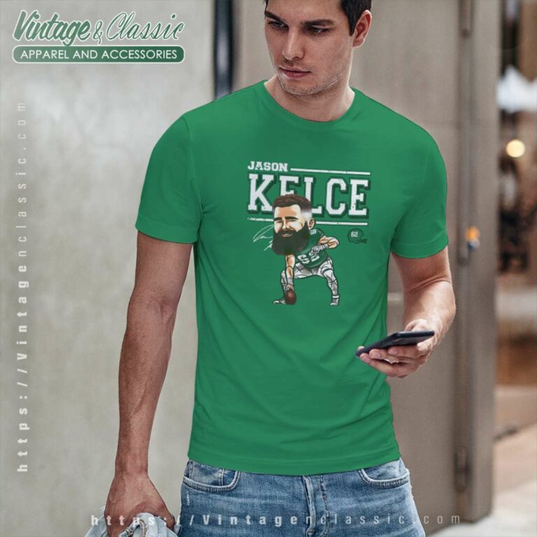 Jason Kelce Philadelphia Cartoon T Shirt Jason Kelce Philadelphia Cartoon T Shirt