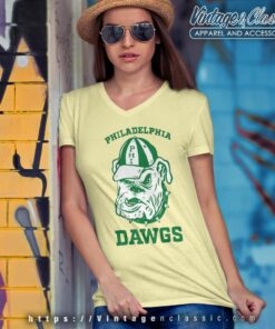 Jason Kelce Philadelphia The Dawgs V Neck TShirt