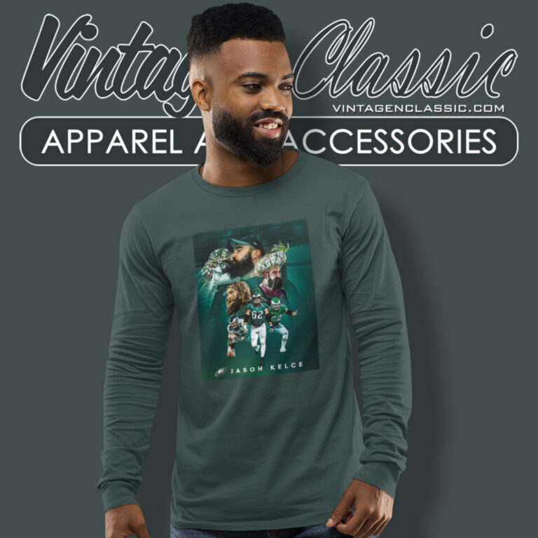Jason Kelce Poster Shirt Thanks For The Memories Big Guy Long Sleeve Tee Jason Kelce Poster Shirt Thanks For The Memories Big Guy Long Sleeve Tee