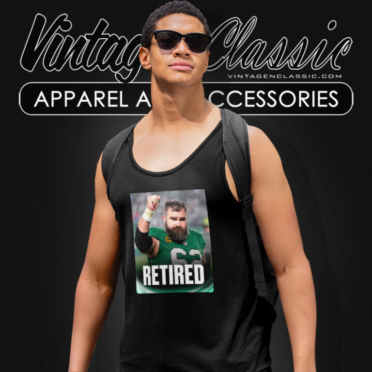 Jason Kelce Retired Tank Top Racerback Jason Kelce Retired Tank Top Racerback