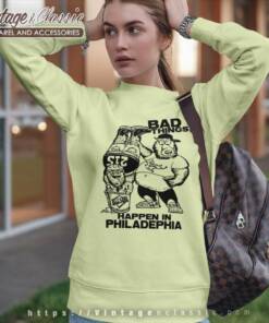 Jason Kelce Shirt Bad Things Happen In Philadelphia Sweatshirt