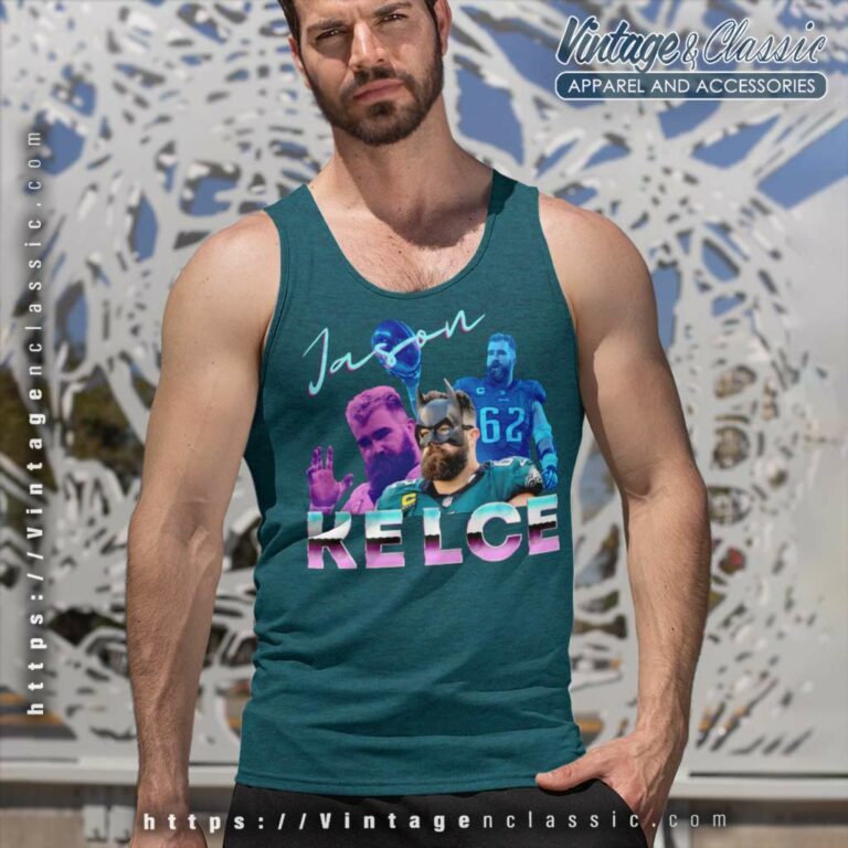 Jason Kelce Shirt Jason Philadelphia Color 80s Tank Top Racerback Jason Kelce Shirt Jason Philadelphia Color 80s Tank Top Racerback