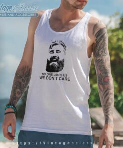 Jason Kelce Shirt No One Likes Us We Dont Care Tank Top Racerback