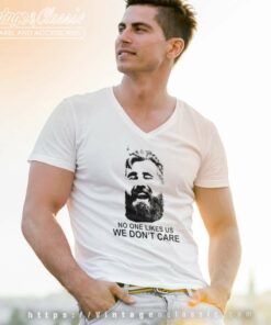 Jason Kelce Shirt No One Likes Us We Dont Care V Neck TShirt
