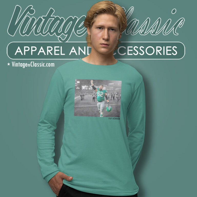 Jason Kelce Shirt Pay Homage Long Sleeve Tee Jason Kelce Shirt Pay Homage Long Sleeve Tee