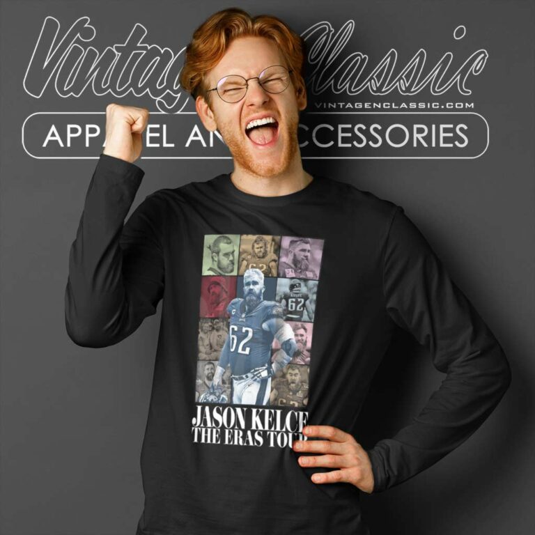 Jason Kelce Shirt The Eras Tour Long Sleeve Tee Jason Kelce Shirt The Eras Tour Long Sleeve Tee