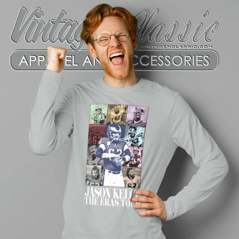 Jason Kelce The Eras Tour Long Sleeve Tee 1 Jason Kelce The Eras Tour Long Sleeve Tee 1