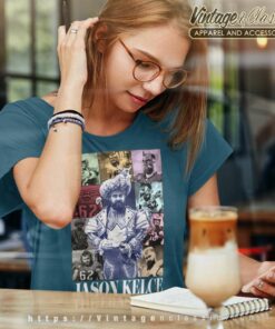 Jason Kelce The Eras Tour Philadelphia Eagles Women TShirt