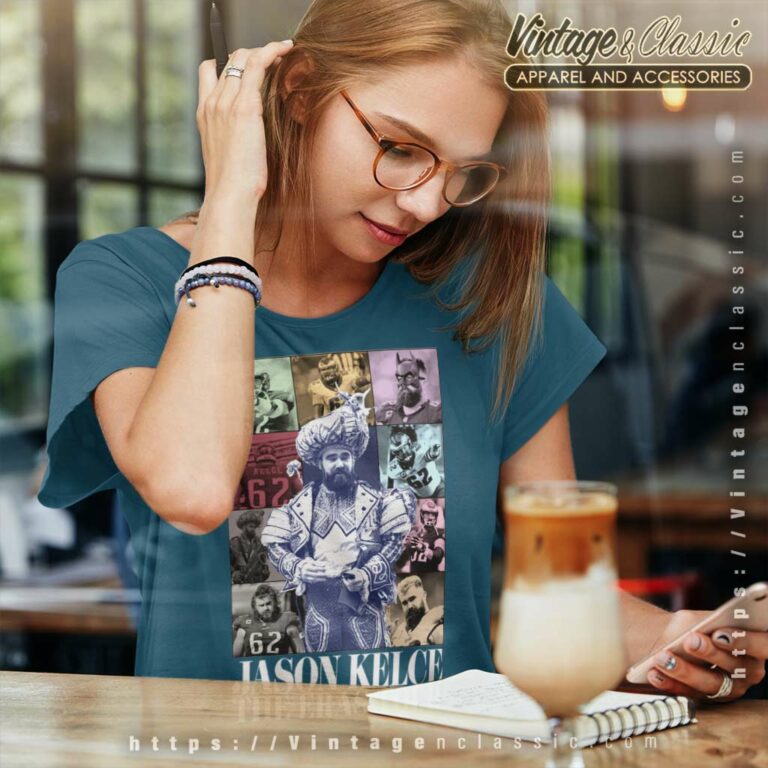 Jason Kelce The Eras Tour Philadelphia Eagles Women TShirt Jason Kelce The Eras Tour Philadelphia Eagles Women TShirt