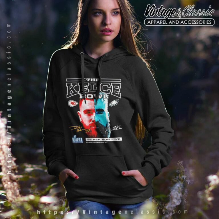 Jason Kelce Vs Travis Kelce First Brothers To Face Each Other In A Super Bowl Hoodie Jason Kelce Vs Travis Kelce First Brothers To Face Each Other In A Super Bowl Hoodie