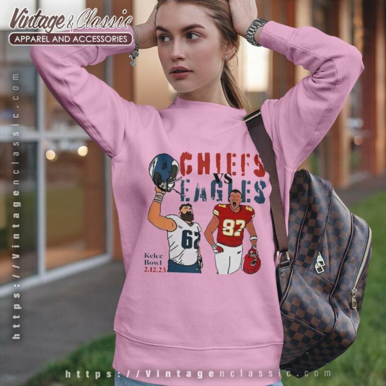 Jason Kelce Vs Travis Kelce Super Bowl 57 Philadelphia Vs Kansas City Sweatshirt Jason Kelce Vs Travis Kelce Super Bowl 57 Philadelphia Vs Kansas City Sweatshirt