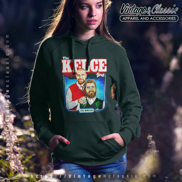 Jason Kelce Vs Travis Kelce The Kelce Bros 2023 Hoodie Jason Kelce Vs Travis Kelce The Kelce Bros 2023 Hoodie