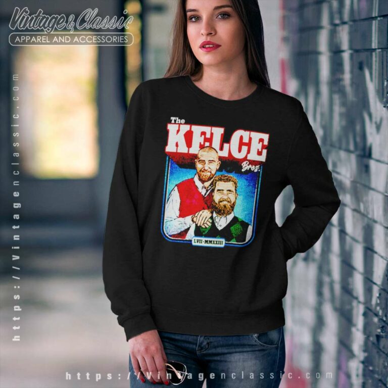 Jason Kelce Vs Travis Kelce The Kelce Bros 2023 Sweatshirt Jason Kelce Vs Travis Kelce The Kelce Bros 2023 Sweatshirt