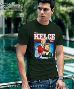 Jason Kelce Vs Travis Kelce The Kelce Bros 2023 T Shirt