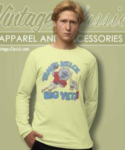 Jason Kelce Wearing Travis Kelce Big Yeti Long Sleeve Tee