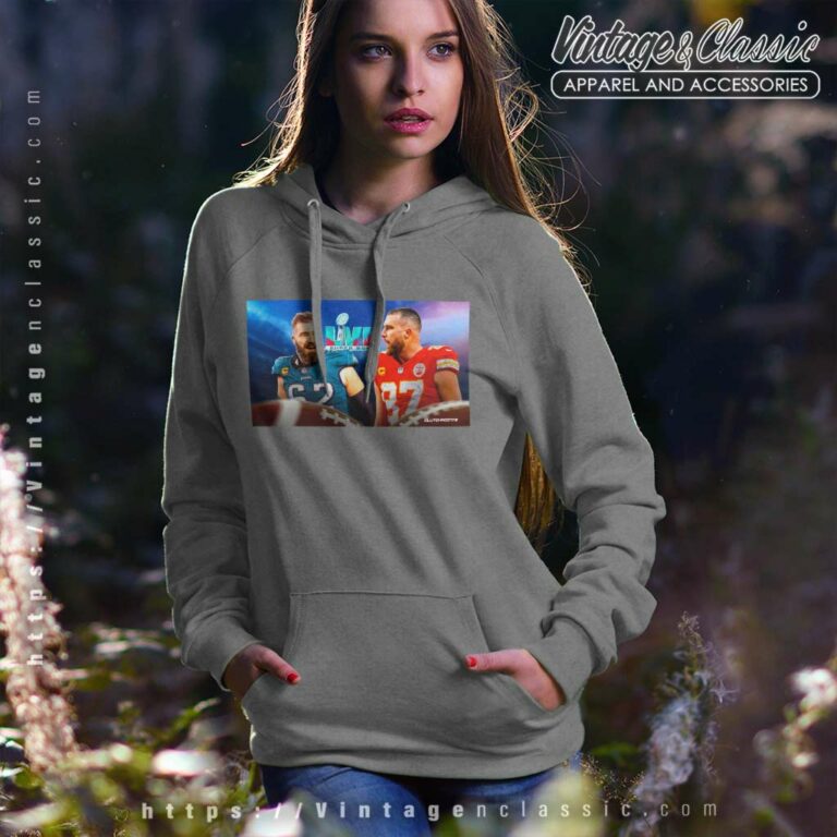 Jason Kelces And Brother Travis Hoodie Jason Kelces And Brother Travis Hoodie