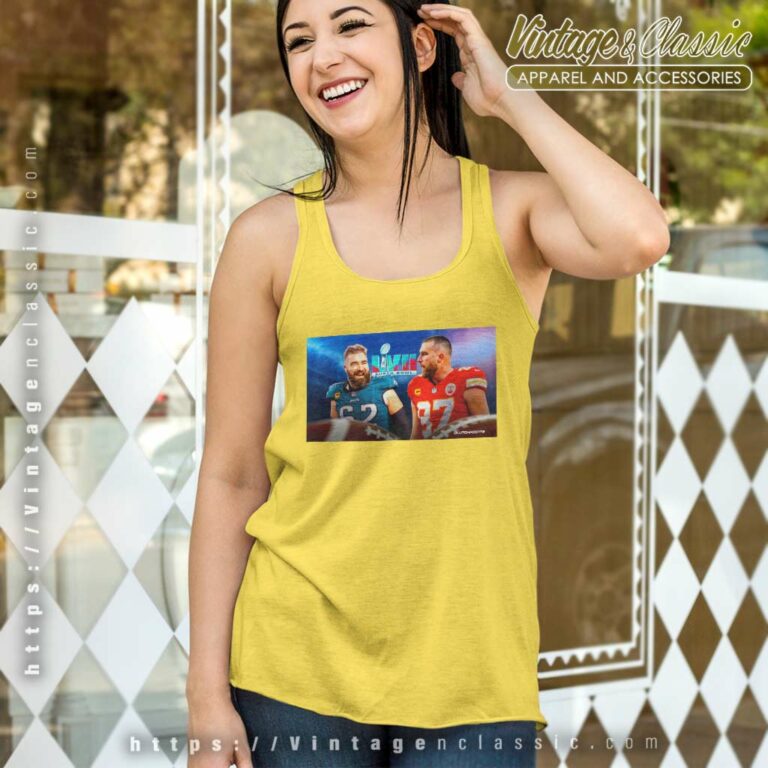 Jason Kelces And Brother Travis Tank Top Racerback Jason Kelces And Brother Travis Tank Top Racerback