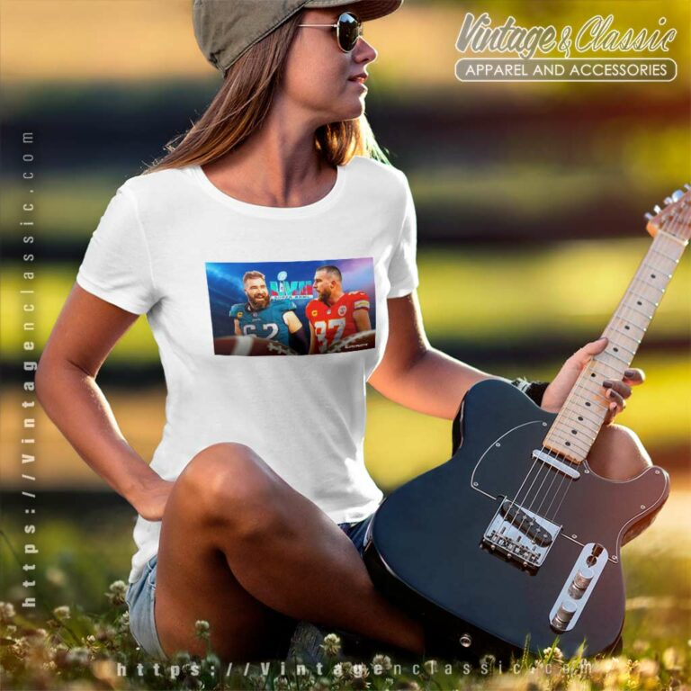 Jason Kelces And Brother Travis Women TShirt Jason Kelces And Brother Travis Women TShirt