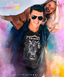 Jason Leatherface Freddy Raiders V Neck TShirt