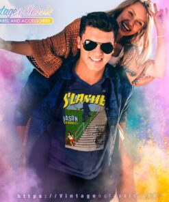 Jason Slasher Thrasher Mag Cover V Neck TShirt