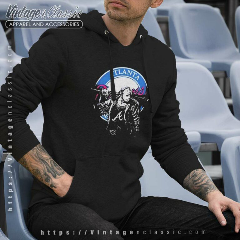Jason Voorhees Atlanta Braves Baseball Halloween Hoodie Jason Voorhees Atlanta Braves Baseball Halloween Hoodie