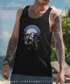 Jason Voorhees Atlanta Braves Baseball Halloween Tank Top Racerback