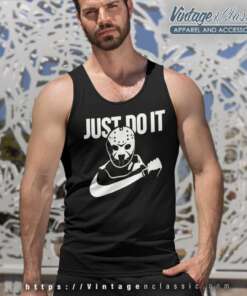 Jason Voorhees Just Do It Halloween Tank Top Racerback