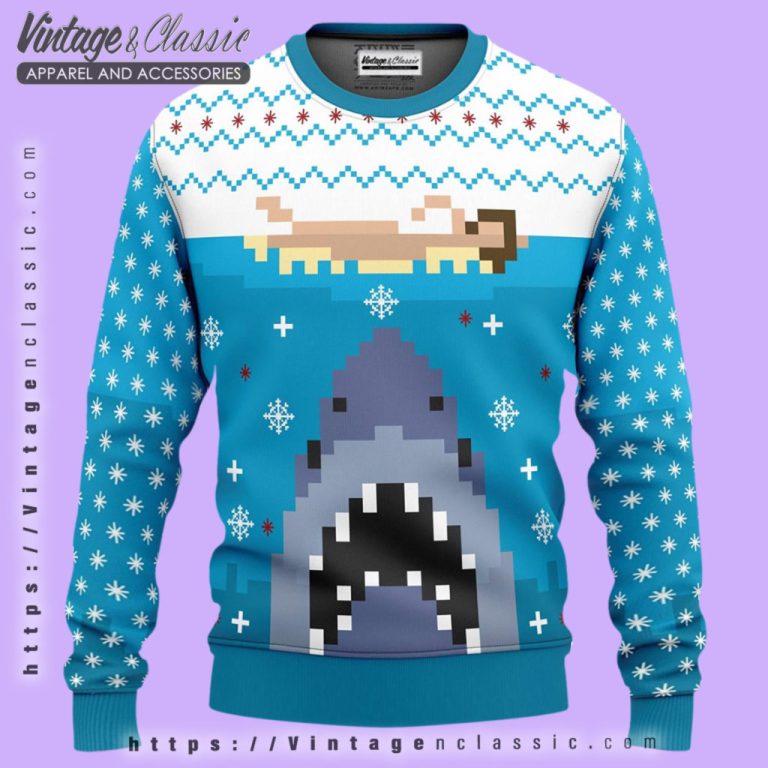 Jaws Scary Movie Ugly Christmas Sweater Ugly Christmas Sweater Jaws Scary Movie Ugly Christmas Sweater Ugly Christmas Sweater