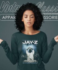 Jay Z Fade To Black Madison Square Garden Long Sleeve Tee