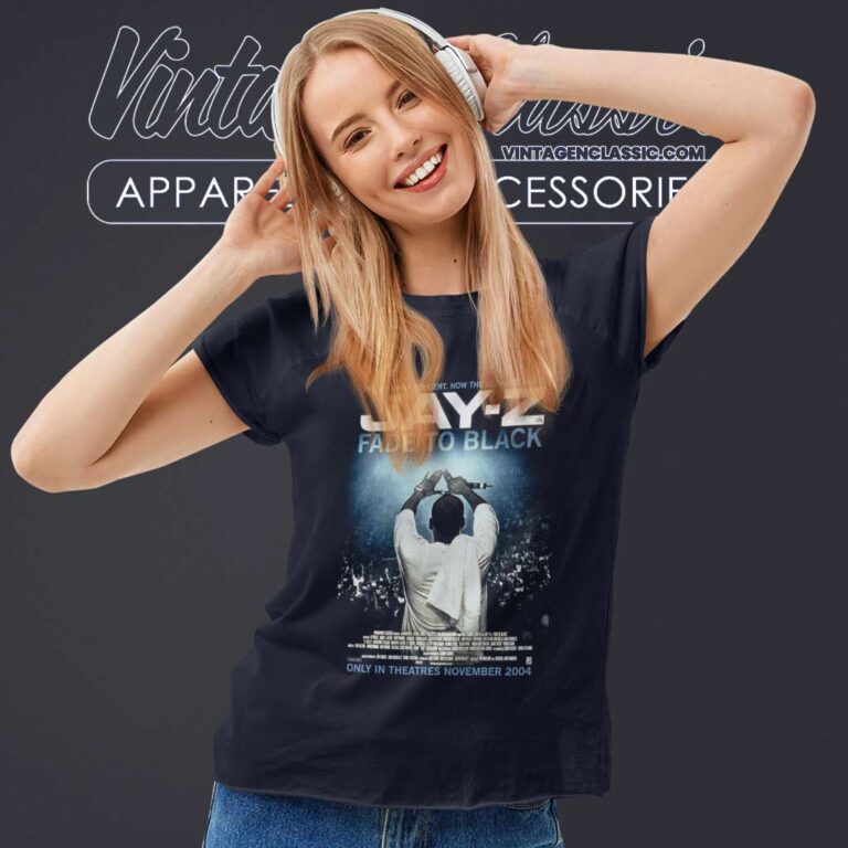 Jay Z Fade To Black Madison Square Garden Women TShirt Jay Z Fade To Black Madison Square Garden Women TShirt