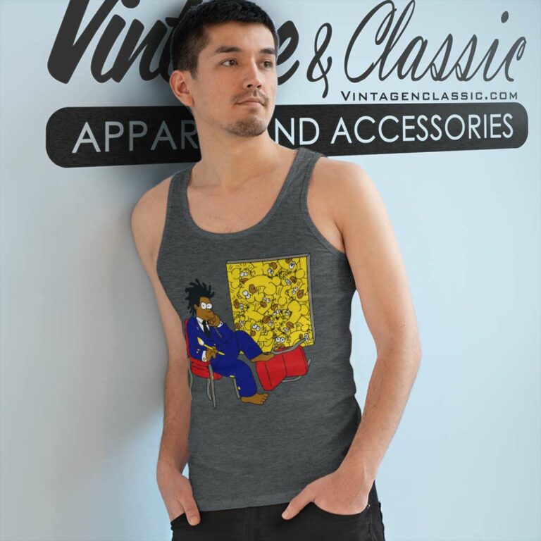 Jay Z Simpson Basquiat The Simpsons Tank Top Racerback Jay Z Simpson Basquiat The Simpsons Tank Top Racerback