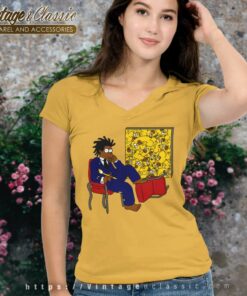 Jay Z Simpson Basquiat The Simpsons V Neck TShirt