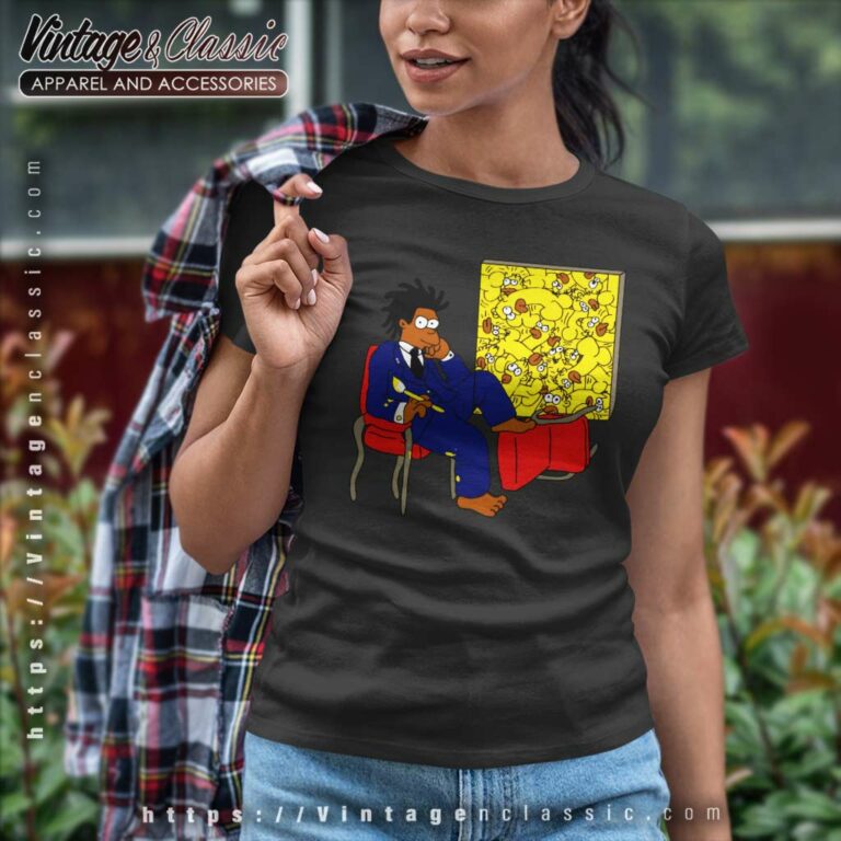 Jay Z Simpson Basquiat The Simpsons Women TShirt Jay Z Simpson Basquiat The Simpsons Women TShirt