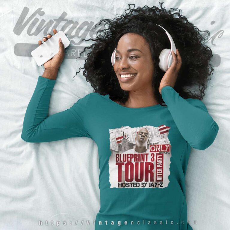 Jay Z The Blueprint 3 After Party Poster Long Sleeve Tee Jay Z The Blueprint 3 After Party Poster Long Sleeve Tee