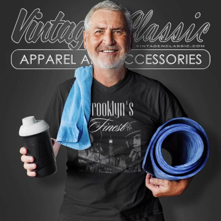 Jay Z X Notorious Big Brooklyns Finest V Neck TShirt Jay Z X Notorious Big Brooklyns Finest V Neck TShirt