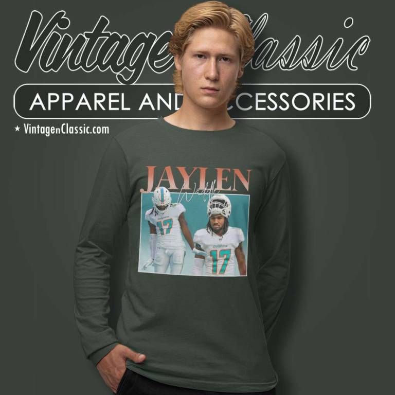 Jaylen Waddle 17 Long Sleeve Tee Jaylen Waddle 17 Long Sleeve Tee