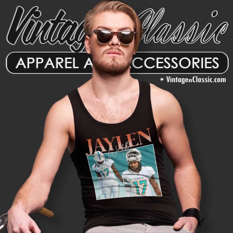 Jaylen Waddle 17 Tank Top Racerback Jaylen Waddle 17 Tank Top Racerback