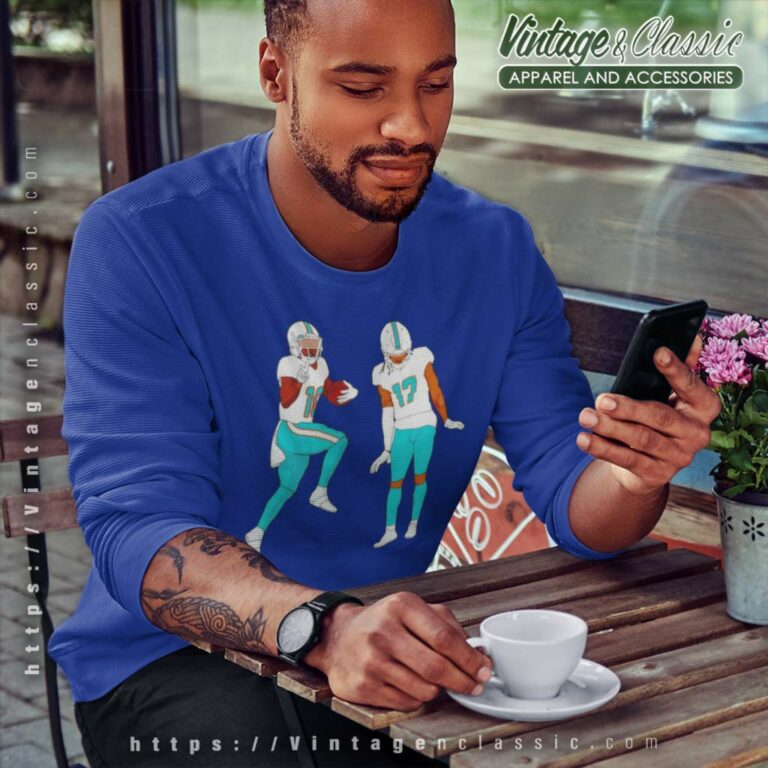 Jaylen Waddle And Tyreek Hill Miami Dolphins Sweatshirt Jaylen Waddle And Tyreek Hill Miami Dolphins Sweatshirt