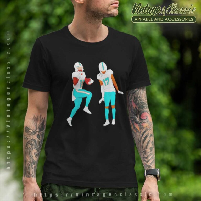 Jaylen Waddle And Tyreek Hill Miami Dolphins T Shirt Jaylen Waddle And Tyreek Hill Miami Dolphins T Shirt