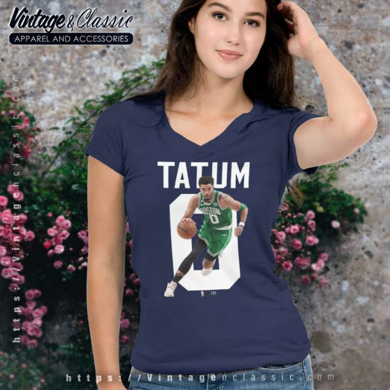 Jayson Tatum Boston Celtics Highland Nba Player V Neck TShirt Jayson Tatum Boston Celtics Highland Nba Player V Neck TShirt