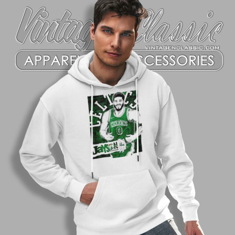 Jayson Tatum Boston Celtics Cartoon Hoodie Jayson Tatum Boston Celtics Cartoon Hoodie