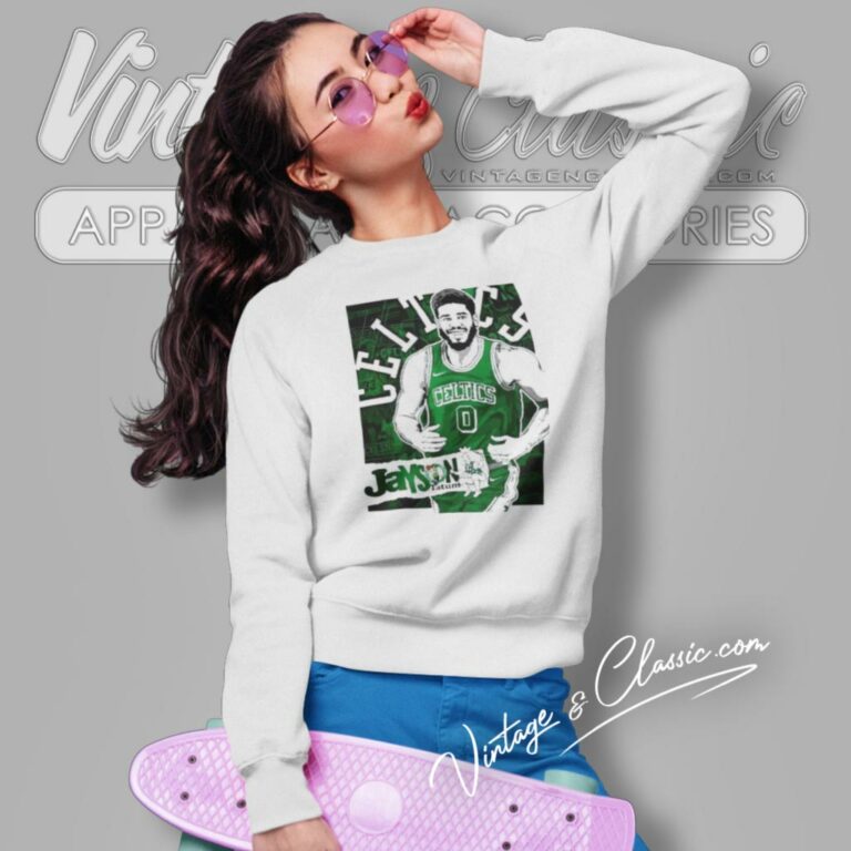 Jayson Tatum Boston Celtics Cartoon Sweatshirt Jayson Tatum Boston Celtics Cartoon Sweatshirt