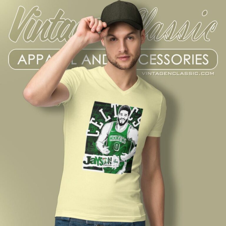 Jayson Tatum Boston Celtics V Neck TShirt Jayson Tatum Boston Celtics V Neck TShirt