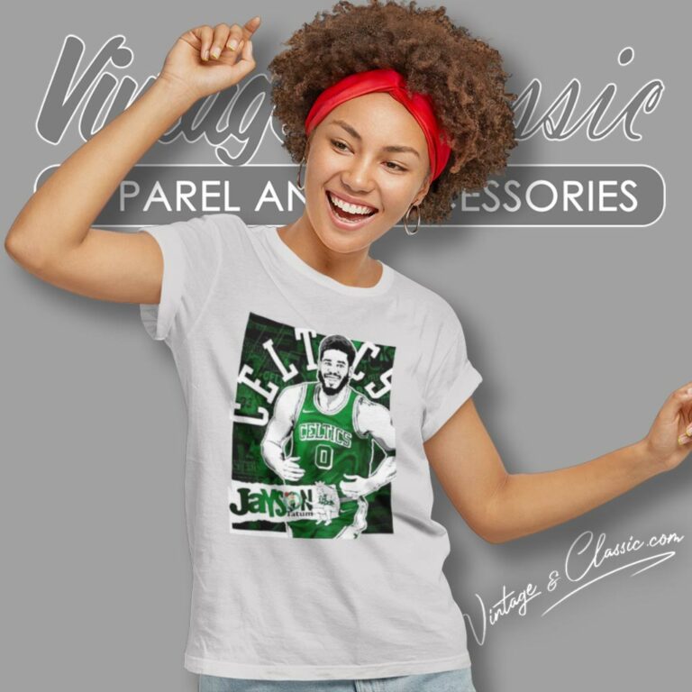 Jayson Tatum Boston Celtics Cartoon Women T Shirt Jayson Tatum Boston Celtics Cartoon Women T Shirt