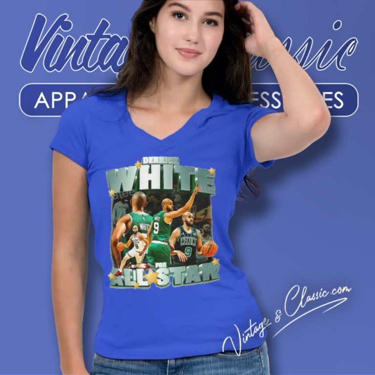 Jayson Tatum Derrick White For All Star V Neck TShirt Jayson Tatum Derrick White For All Star V Neck TShirt