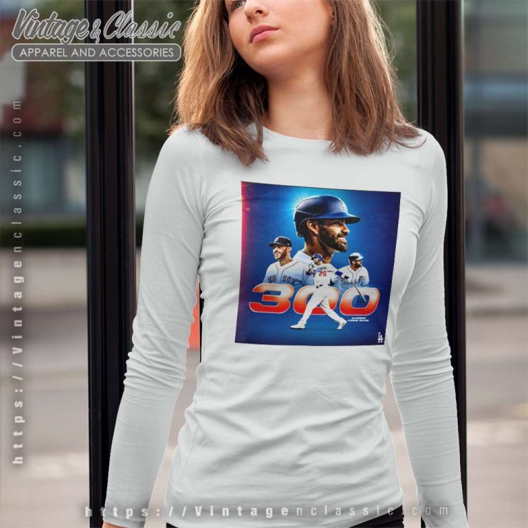 Jd Martinez 300 Home Runs Long Sleeve Tee Jd Martinez 300 Home Runs Long Sleeve Tee