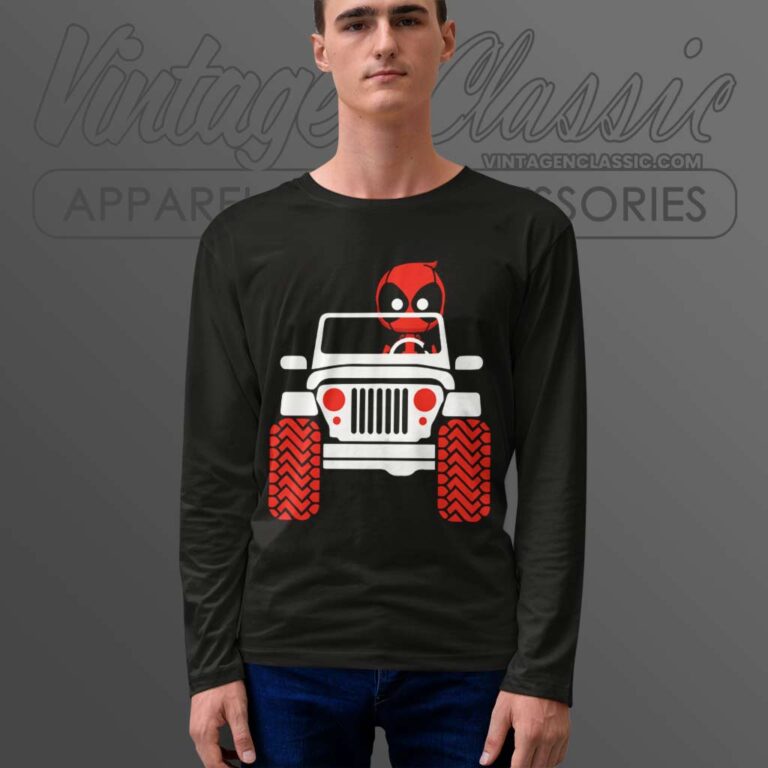 Jeep Deadpool Long Sleeve Tee Jeep Deadpool Long Sleeve Tee
