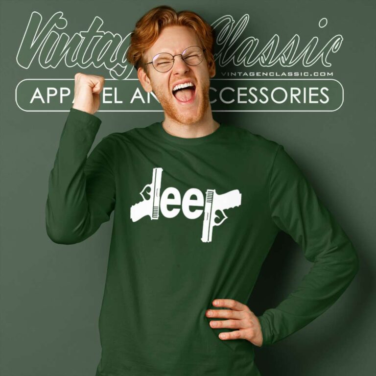 Jeep Gun Long Sleeve Tee Jeep Gun Long Sleeve Tee