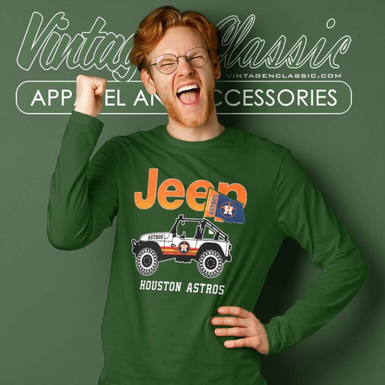 Jeep Houston Astros Long Sleeve Tee Jeep Houston Astros Long Sleeve Tee